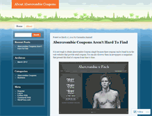 Tablet Screenshot of aboutabercrombiecoupons.wordpress.com