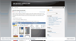 Desktop Screenshot of officeogreniyorum.wordpress.com