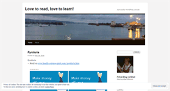 Desktop Screenshot of lovetoreadlovetolearn.wordpress.com