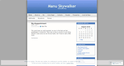 Desktop Screenshot of manuskywalker.wordpress.com