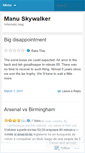 Mobile Screenshot of manuskywalker.wordpress.com