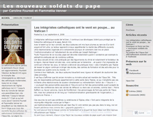 Tablet Screenshot of nouveauxsoldatsdupape.wordpress.com