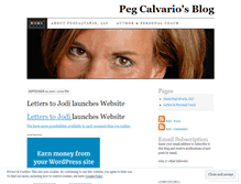 Tablet Screenshot of pegcalvario.wordpress.com