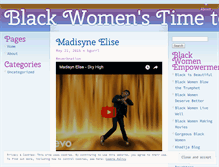 Tablet Screenshot of blkwmtimetoshine.wordpress.com