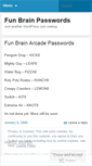 Mobile Screenshot of funbrainpasswords.wordpress.com