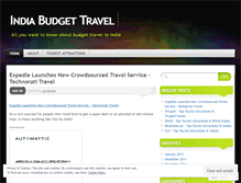 Tablet Screenshot of indiabudgettravel.wordpress.com