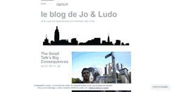 Desktop Screenshot of joetludo.wordpress.com