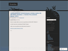 Tablet Screenshot of ivanko.wordpress.com