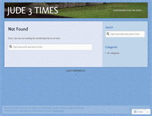 Tablet Screenshot of jude3times.wordpress.com