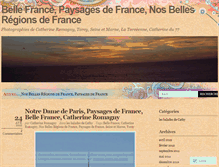 Tablet Screenshot of paysagesdefrance.wordpress.com