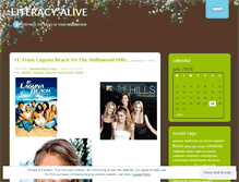Tablet Screenshot of literacyalive.wordpress.com