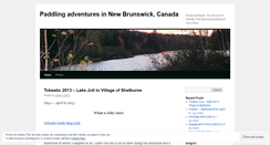 Desktop Screenshot of paddlenb.wordpress.com