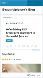 Mobile Screenshot of beautifulpicture.wordpress.com