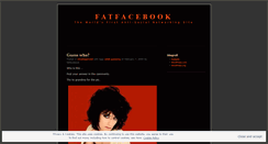 Desktop Screenshot of fatfacebook.wordpress.com