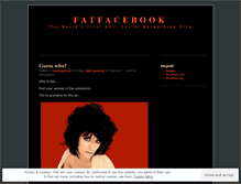 Tablet Screenshot of fatfacebook.wordpress.com