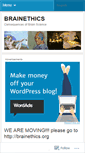 Mobile Screenshot of brainethics.wordpress.com