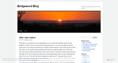 Desktop Screenshot of bridgewords.wordpress.com