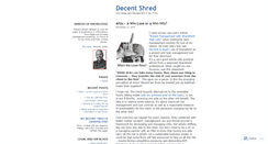 Desktop Screenshot of decentshred.wordpress.com