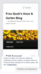 Mobile Screenshot of frauquak.wordpress.com