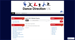 Desktop Screenshot of dancedirection.wordpress.com