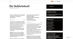 Desktop Screenshot of deschietstoel.wordpress.com
