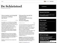 Tablet Screenshot of deschietstoel.wordpress.com