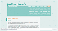 Desktop Screenshot of foodiesuztravels.wordpress.com