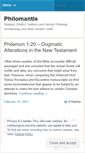 Mobile Screenshot of philomantis.wordpress.com