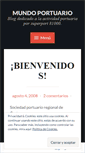 Mobile Screenshot of mundoportuario.wordpress.com