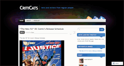 Desktop Screenshot of criticats.wordpress.com