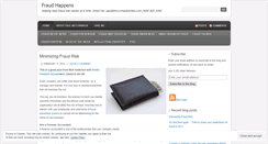 Desktop Screenshot of fraudhappens.wordpress.com