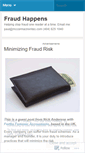 Mobile Screenshot of fraudhappens.wordpress.com