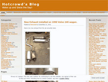 Tablet Screenshot of hotcrowd.wordpress.com