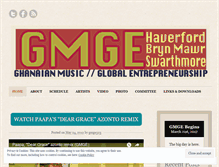 Tablet Screenshot of gmge323.wordpress.com