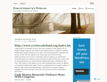 Tablet Screenshot of darlinnikki74.wordpress.com