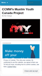 Mobile Screenshot of muslimyouthcanada.wordpress.com