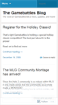 Mobile Screenshot of gamebattlesblog.wordpress.com