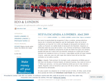 Tablet Screenshot of h2olondon.wordpress.com