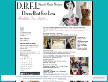 Tablet Screenshot of dressbestforless.wordpress.com