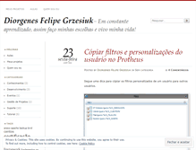 Tablet Screenshot of diorgenes.wordpress.com