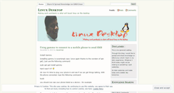 Desktop Screenshot of linuxdesk.wordpress.com