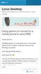Mobile Screenshot of linuxdesk.wordpress.com