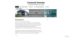 Desktop Screenshot of comercialtermotec.wordpress.com