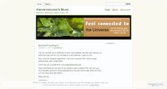 Desktop Screenshot of growfeeling.wordpress.com
