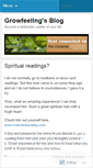 Mobile Screenshot of growfeeling.wordpress.com