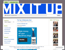 Tablet Screenshot of mixitupmagazine.wordpress.com
