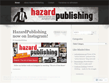 Tablet Screenshot of hazardpublishing.wordpress.com