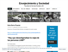 Tablet Screenshot of envejecimientoysociedad.wordpress.com