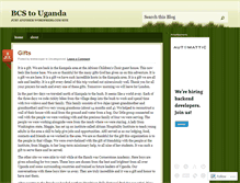 Tablet Screenshot of bcstouganda.wordpress.com