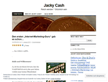 Tablet Screenshot of jackycash.wordpress.com